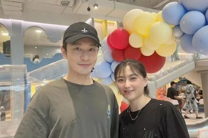 黄晓明带小海绵亲子游，身高178-180引热议